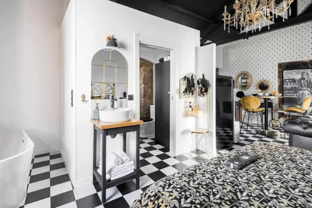 La Suite Años 20 Bañera y chimenea de leña Corcubión Exterior foto