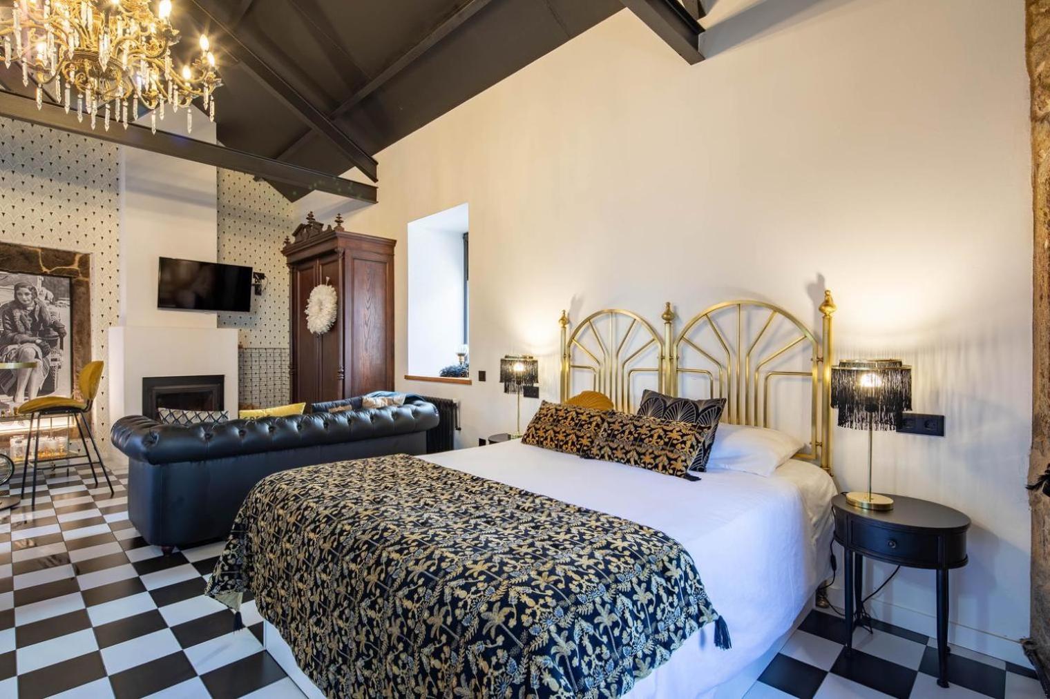 La Suite Años 20 Bañera y chimenea de leña Corcubión Exterior foto